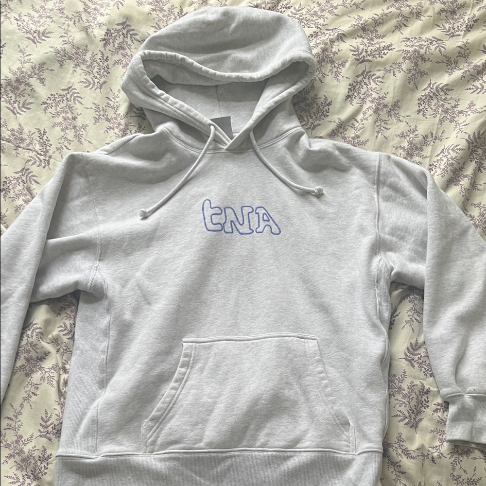 TNA Light Gray Hooded Sweater